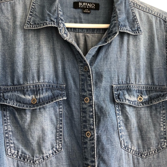 BUFFALO Denim Button Down Shirt - Picture 2 of 5